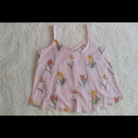 ASOS Tops - Asos Curve Spring Pink Floral Tank Blouse 20
